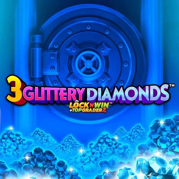 3 Glittery Diamonds by PearFiction Studios, showcased at winbeatzcasino-fi.com – game logo