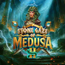 Stone Gaze of Medusa 2 online game logo by Stakelogic on winbeatzcasino-fi.com